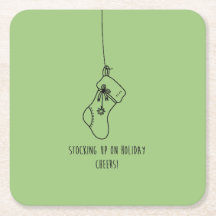 Stocking up on holiday cheers!