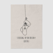 Stocking up on holiday cheers! 薄葉紙 (正面)