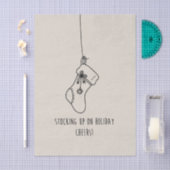 Stocking up on holiday cheers! 薄葉紙 (クラフト)