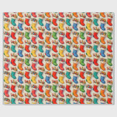 Stockings Filled ラッピングペーパー (フラット)