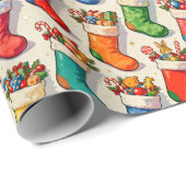 Stockings Filled ラッピングペーパー (ロールコーナー)