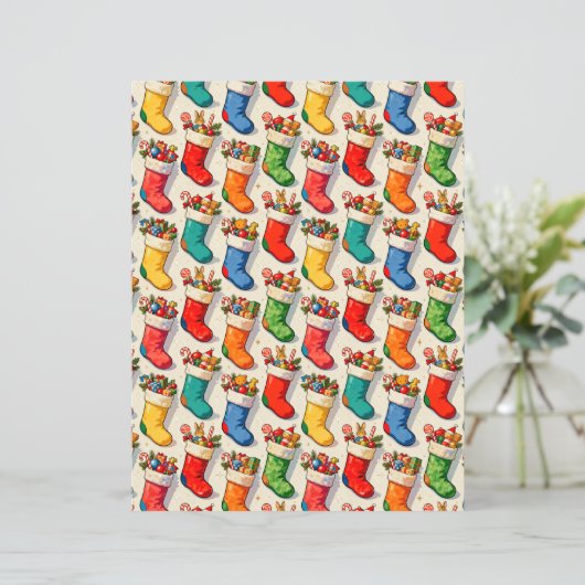 Stockings Filled Scrapbook Paper (スタンド正面)