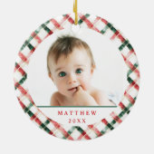 Stockings Grandparents 1st Christmas セラミックオーナメント (裏面)