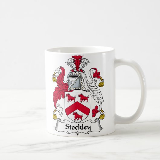 Stockleyの家紋 コーヒーマグカップ (右)