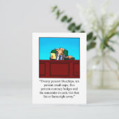 StockMarketおもしろい Christmasユーモアのはがき シーズンポストカード (スタンド正面)