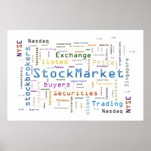 StockMarketデザイン ポスター
