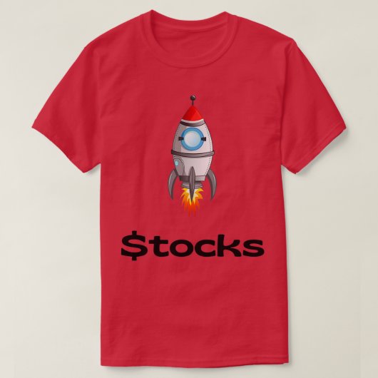 Stocks are rising tシャツ (デザイン正面)