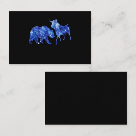 stocks stock market finance 名刺 (正面/裏面)