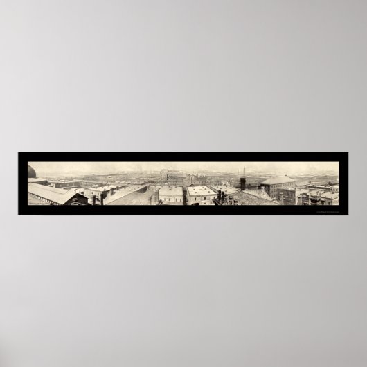 Stockyards Chicago Photo 1899 ポスター (正面)