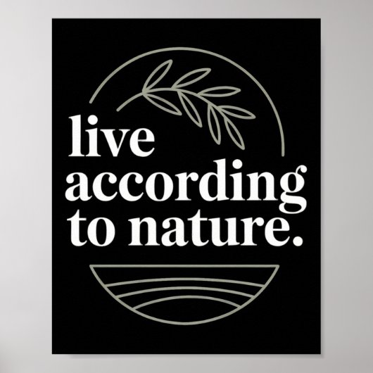 Stoic Philosoper Quote Motivational Stoicism Zeno  ポスター (正面)