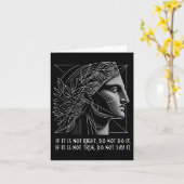 Stoic Quote Rhea Ancient Greek Goddess カード (黄色い花)