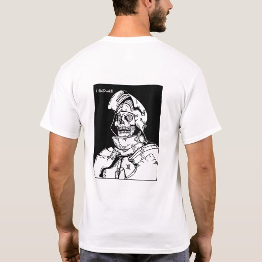 Stoic Skeleton Knight – Endurance Tシャツ (裏面)