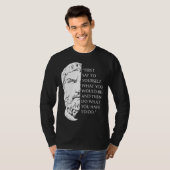Stoicism Epictetus Stoic Philosophy Quote Visualiz Tシャツ (正面フル)