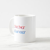 stoischer Epikureer コーヒーマグカップ (正面左)