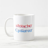 stoischer Epikureer コーヒーマグカップ (左)