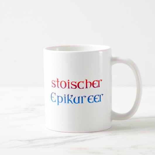 stoischer Epikureer コーヒーマグカップ (右)