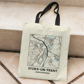 Stoke-on-Trent City Map Tote Bag トートバッグ