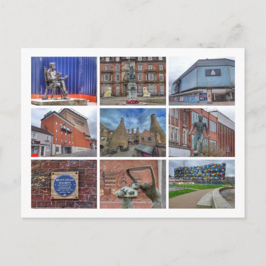 Stoke-on-Trent Holiday Postcard シーズンポストカード (正面)