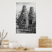 Stoke-on-Trent、Penkhull Kilns。ポスター. ポスター (キッチン)