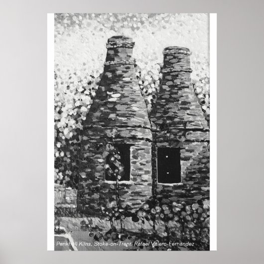 Stoke-on-Trent、Penkhull Kilns。ポスター. ポスター (正面)