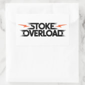 Stoke Overload Lightning 長方形シール (バッグ)
