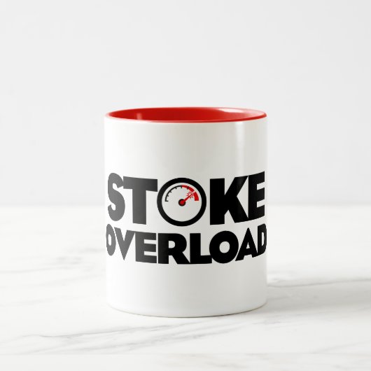 Stoke Overload Meter ツートーンマグカップ (中央)