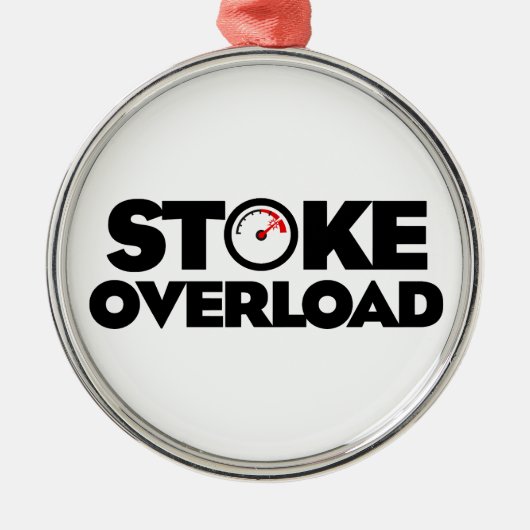Stoke Overload Meter メタルオーナメント (正面)