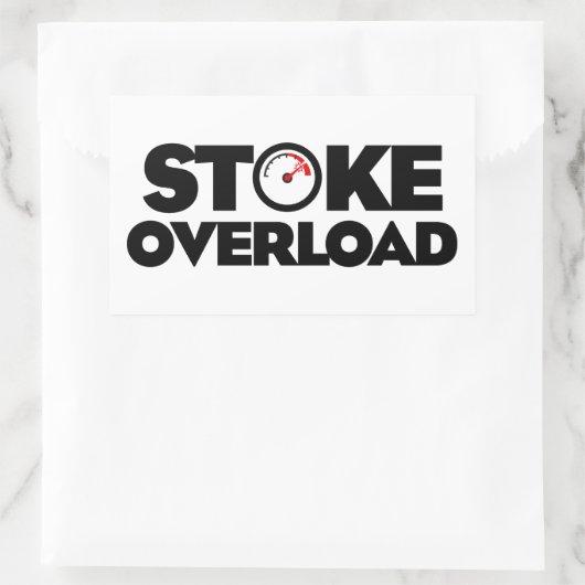 Stoke Overload Meter 長方形シール (バッグ)