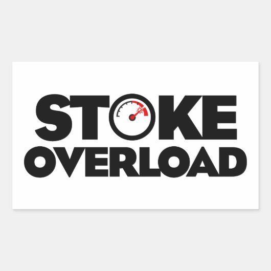Stoke Overload Meter 長方形シール (正面)