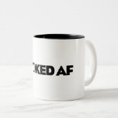 Stoked AF ツートーンマグカップ (正面右)