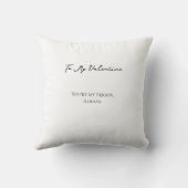 Stole My Heart Valentine's Day Photo Personalized クッション (裏面)