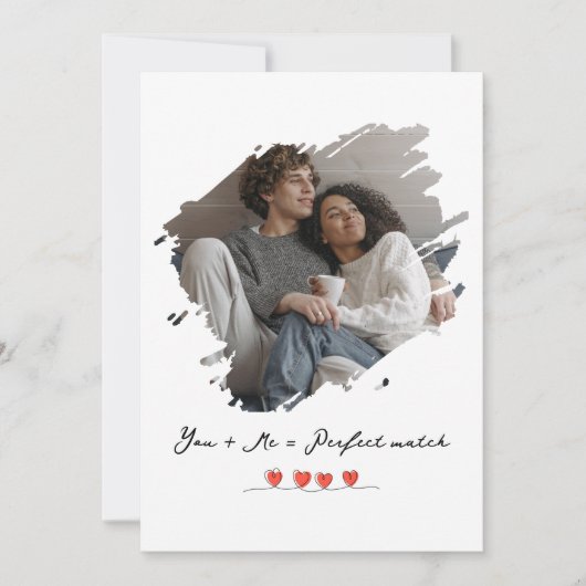 Stole My Heart Valentine's Day Photo Personalized シーズンカード (正面)