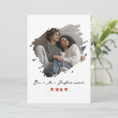 Stole My Heart Valentine's Day Photo Personalized シーズンカード (スタンド正面)