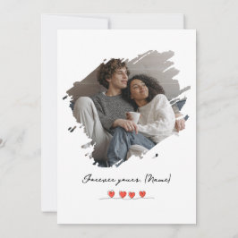Stole My Heart Valentine's Day Photo Personalized シーズンカード
