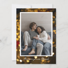 Stole My Heart Valentine's Day Photo Personalized シーズンカード