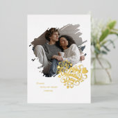 Stole My Heart Valentine's Day Photo Personalized 箔シーズンカード (立ち正面)