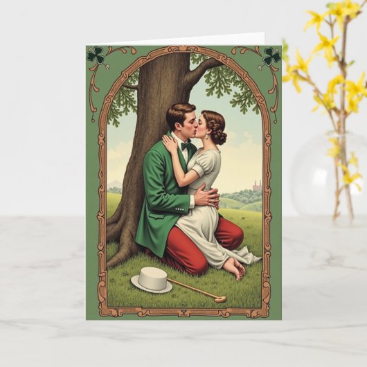 Stolen Kiss Romance Scene Card カード (黄色い花)