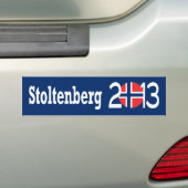 Stoltenberg 2013年 バンパーステッカー (車上)