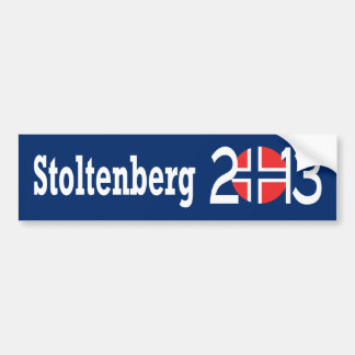 Stoltenberg 2013年 バンパーステッカー