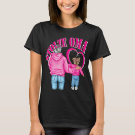 stolze Oma Enkelin Herz Tシャツ