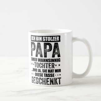 Stolzer Papa, Vater Und Tochter Spruch, Geschenk コーヒーマグカップ