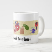 Stomach Gets Upset Jumbo氏のマグ ジャンボコーヒーマグカップ (正面右)