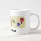 Stomach Gets Upset Jumbo氏のマグ ジャンボコーヒーマグカップ (右)