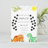 Stomp on Over Birthday Party Invitation 招待状 (スタンド正面)