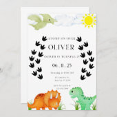 Stomp on Over Birthday Party Invitation 招待状 (正面/裏面)