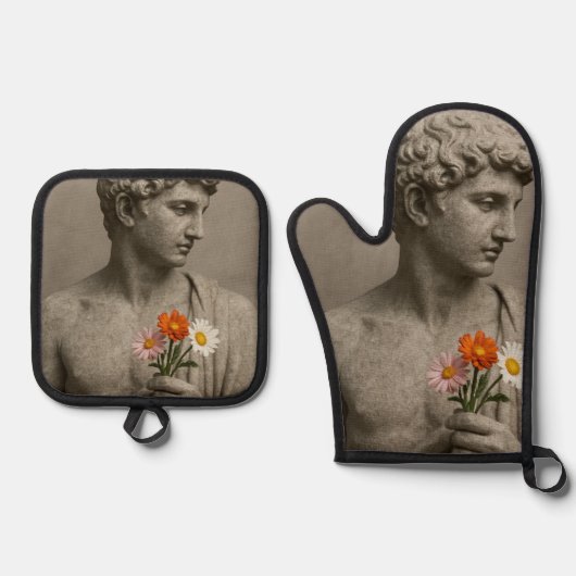 stone 鍋つかみ&鍋敷きセット (正面)