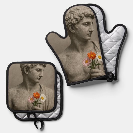 stone 鍋つかみ&鍋敷きセット (正面/裏面)