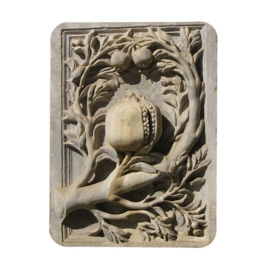 Stone Carved Art Granada 3"x4"フォトマグネット マグネット (縦)
