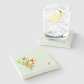 Stone Coaster : Asian Time of美しい ストーンコースター (横)