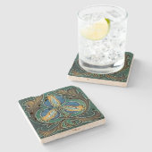 Stone Coasters Marble Art Nouveau ストーンコースター (横)